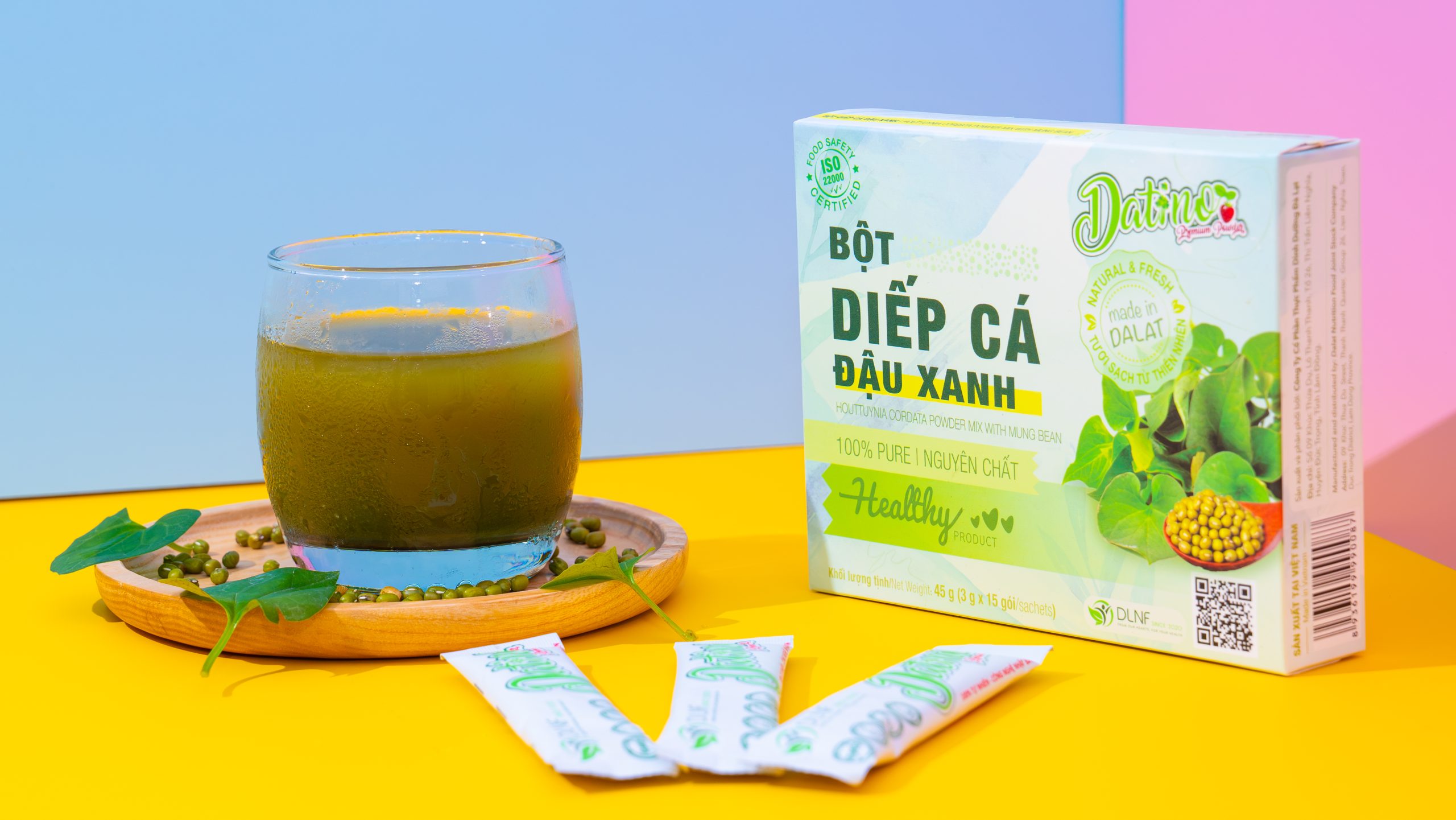 Bột Diếp Cá Đậu Xanh