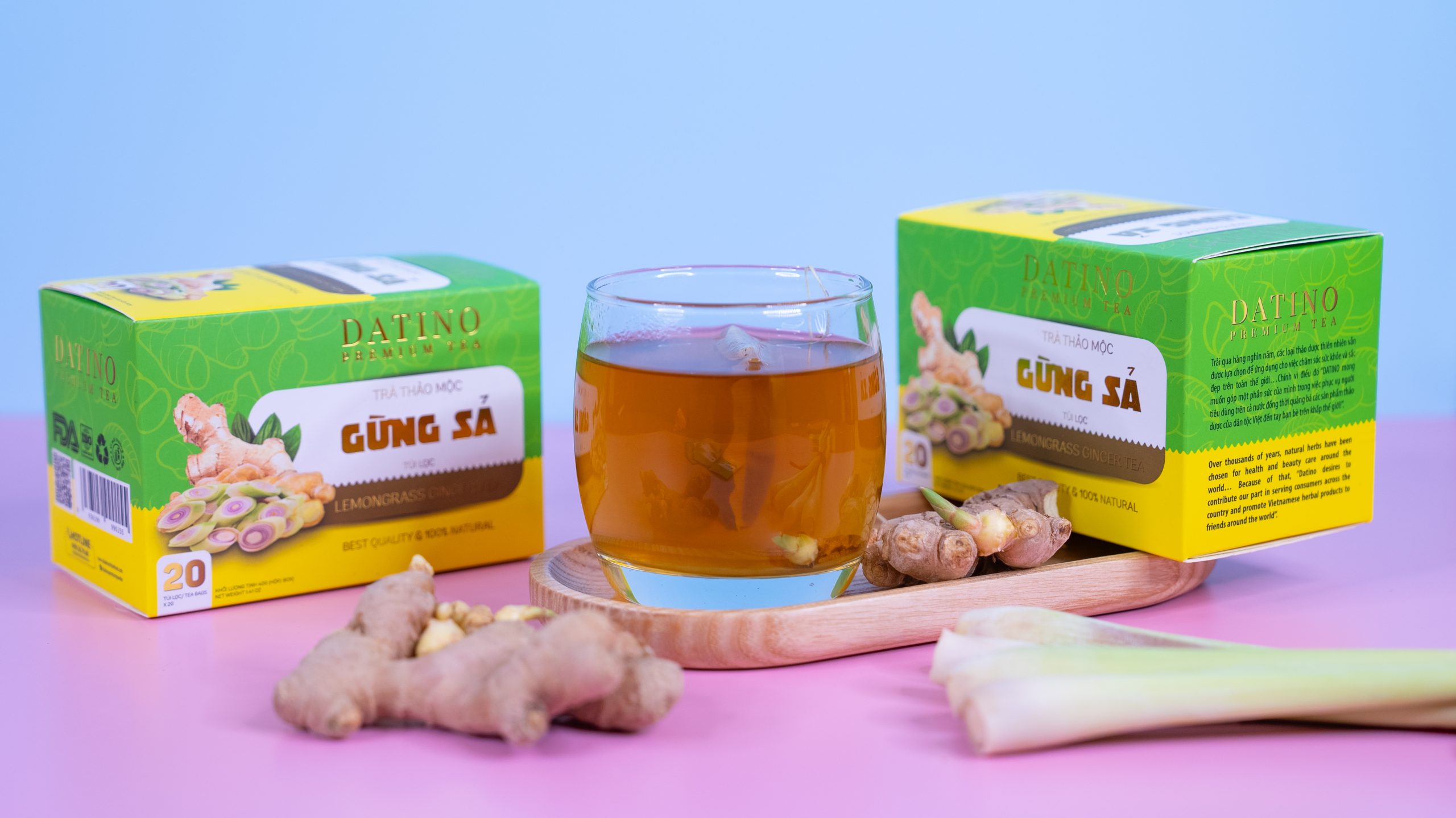 Trà Gừng Sả Datino