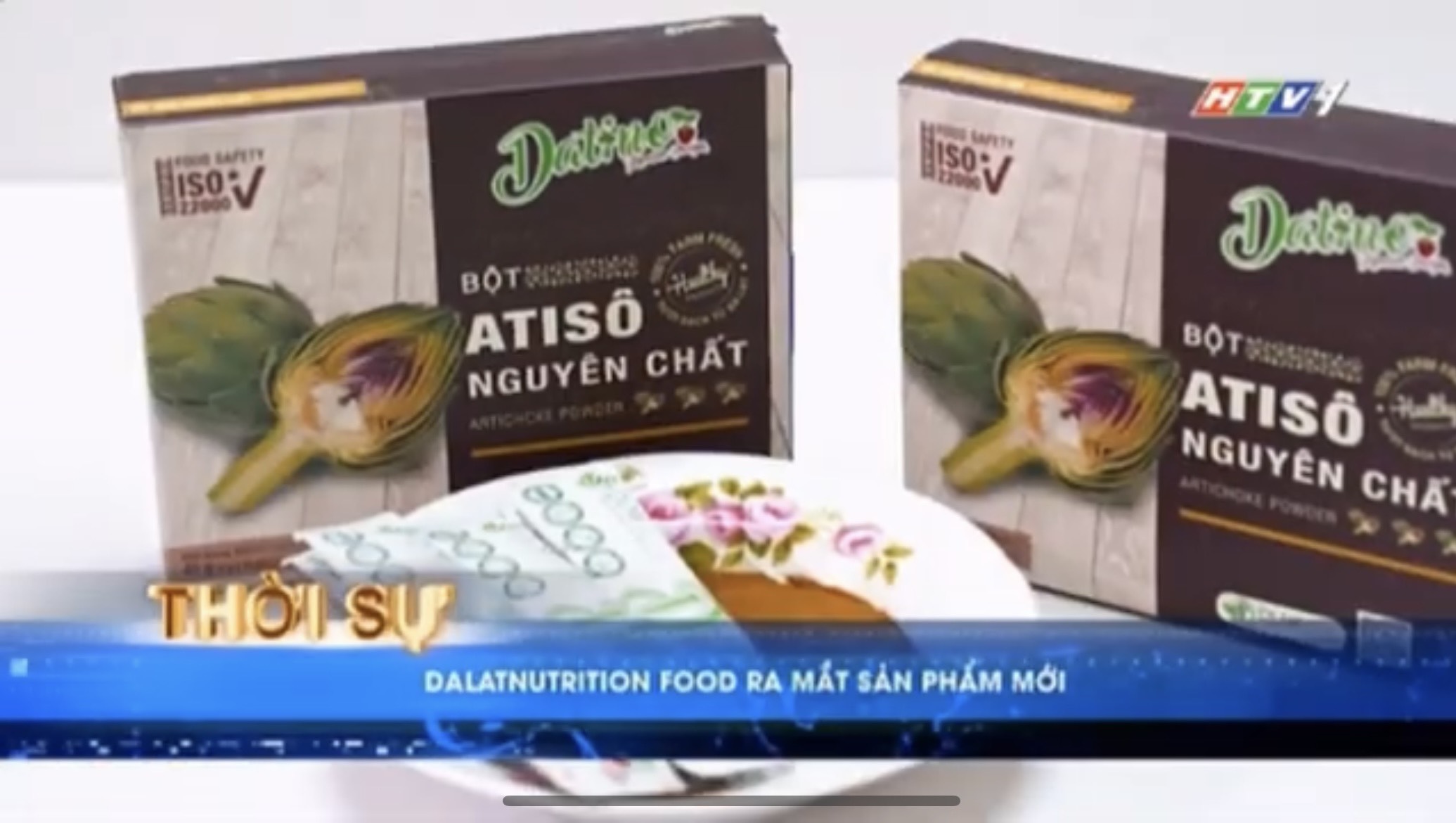 Ra mắt sản phẩm Bột Atiso Datino trên kênh HTV1